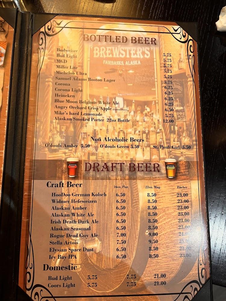 Brewsters Restaurant Menu image 3